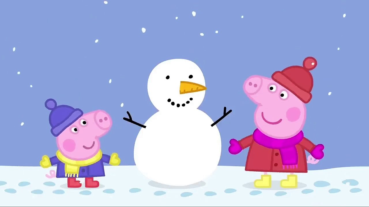 peppa pig snow