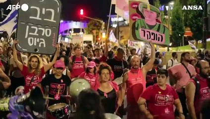 Video herunterladen: Gerusalemme, ancora manifestazioni (e tensioni) contro Netanyahu