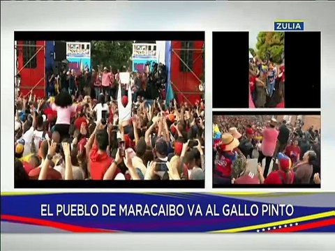 Pueblo del estado Zulia recibe con alegría y amor al presidente obrero Nicolás Maduro