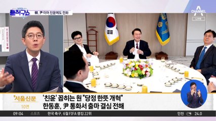 한동훈, 尹 대통령 이어 친윤에도 전화