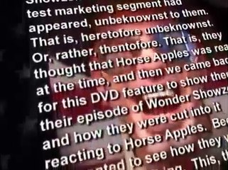 Wonder Showzen _Extra - Deleted Scene - Horse Apples, Test Audience