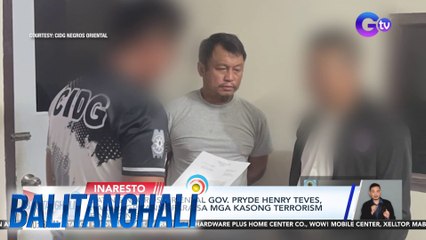 Dating Negros Oriental Gov. Pryde Henry Teves, nakapagpiyansa para sa mga kasong terrorism financing | Balitanghali