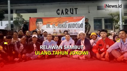 Jokowi  Ulang Tahun, Relawan di Jawa Barat Gelar Doa Bersama dan Potong Tumpeng