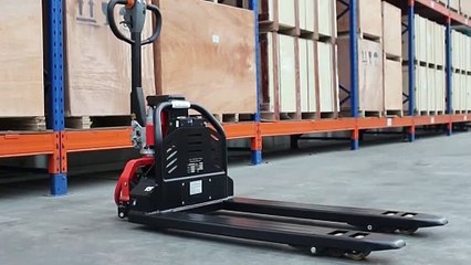 HEAVY STRONG LITHIUM BATTERY POWERED PALLET TRUCK  SHIGEMITSU MP15WBLI_v720P