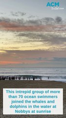 Nobbys winter solstice swim - Newcastle Herald - June 21, 2024