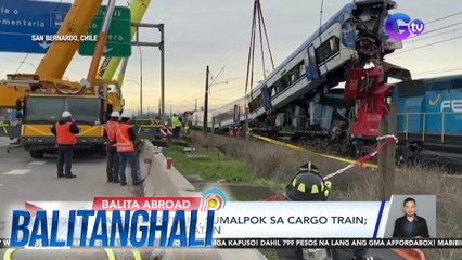 Passenger train, sumalpok sa cargo train; 2 patay at 9 sugatan | Balitanghali