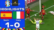 Spain vs Italy (1-0) Full Match Highlights UEFA EURO 2024_HD