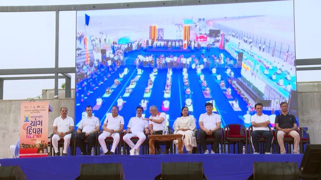 AHMEDABAD SABARMATI RIVERFRONT INTERNATIONAL YOG DAY CELEBRATION BY JAGDISH VISHWAKARMA