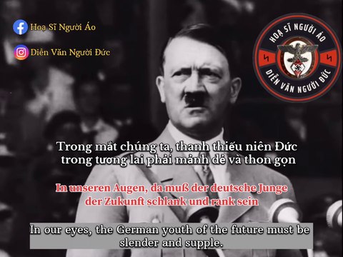 Hitler phát biểu tại Nuremberg: Flink wie Windhunde, zäh wie Leder und hart wie Kruppstahl