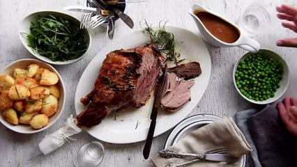 Classic Aussie Roast Lamb Leg with Gravy