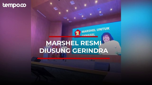 Marshel Widianto Diusung Gerindra Jadi Wakil Walkot Tangsel, Nikita Mirzani Sebut Raja Gimik