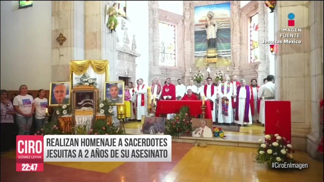 Realizan homenaje a sacerdotes jesuitas a dos años de su asesinato en Chihuahua