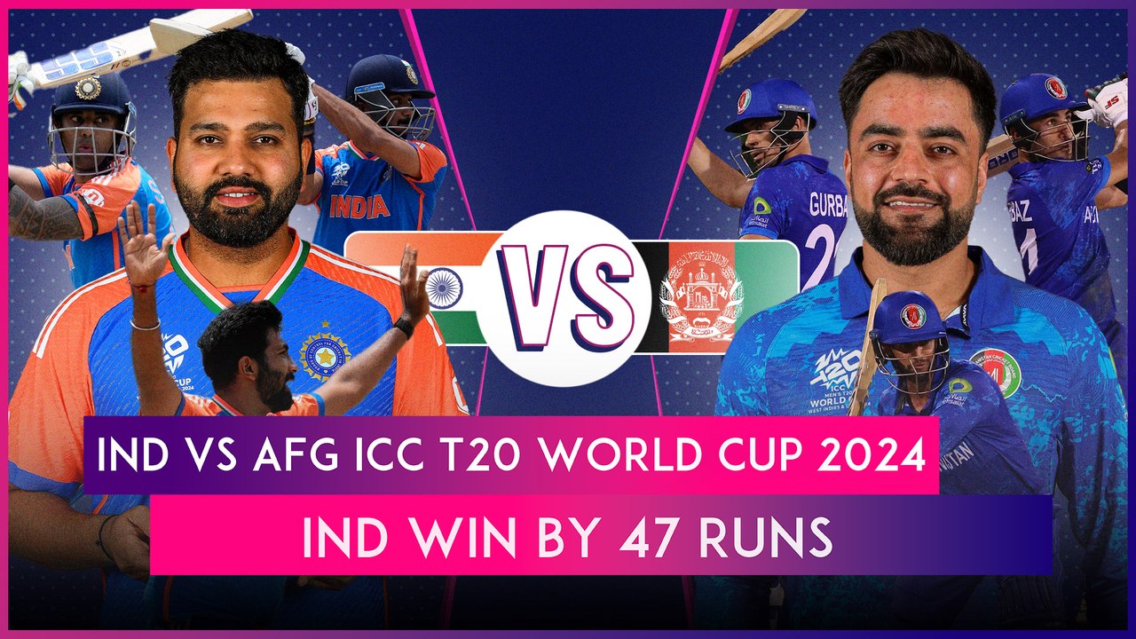 IND vs AFG ICC T20 World Cup 2024 Stat Highlights India Open Super