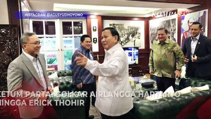 AHY Beberkan Isi Obrolan Bareng Prabowo dan Ketum Parpol