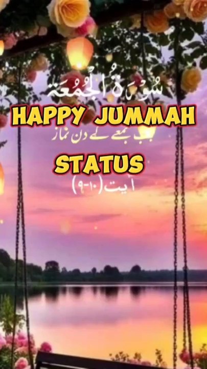Happy jummah status