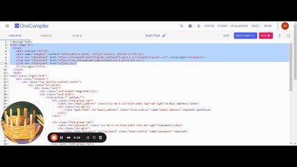 Creating a Login Page with Bootstrap and Font Awesome ‍