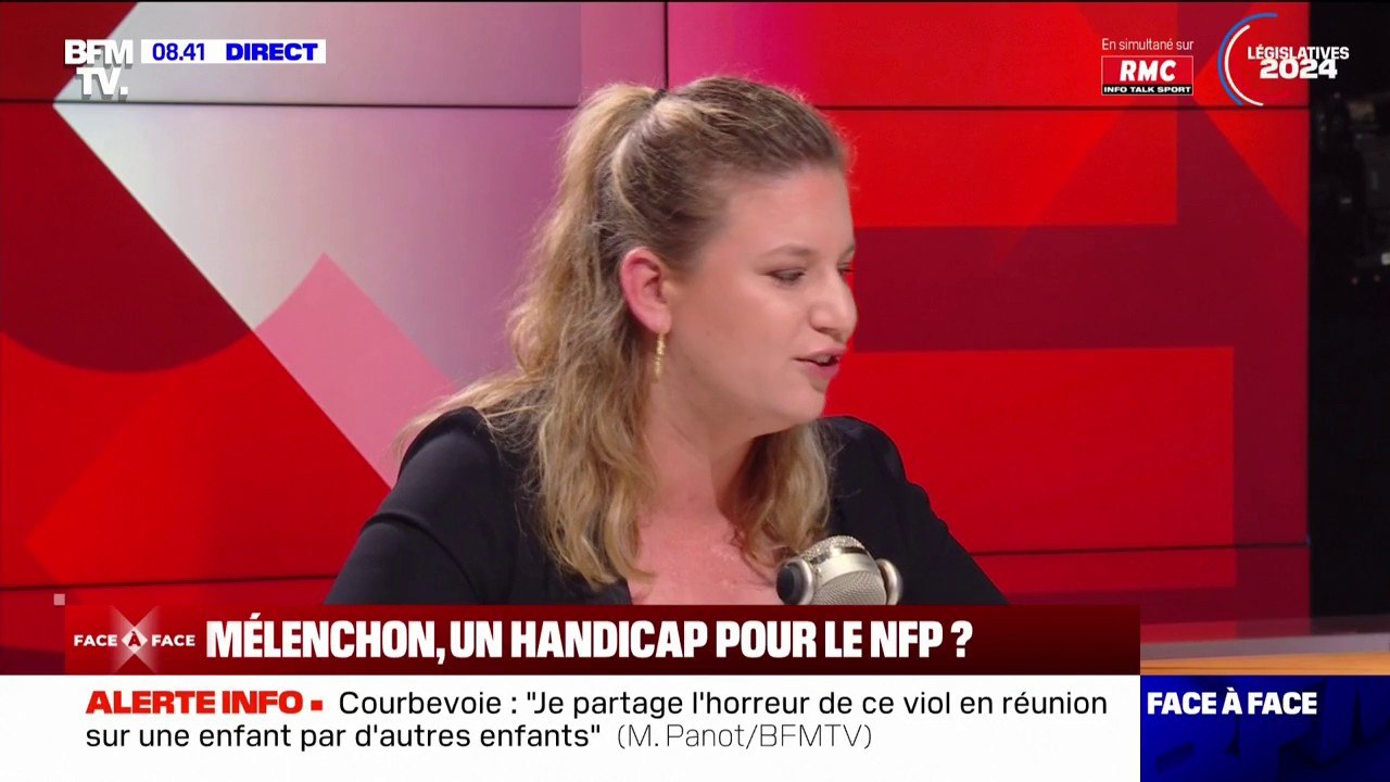 Face à Raquel Garrido, Alexis Corbière et Danielle Simonnet, Mathilde Panot "appelle à voter pour les candidats du NFP"