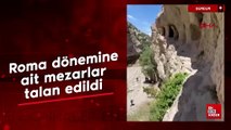 Burdur'da Roma dönemine ait mezarlar talan edildi