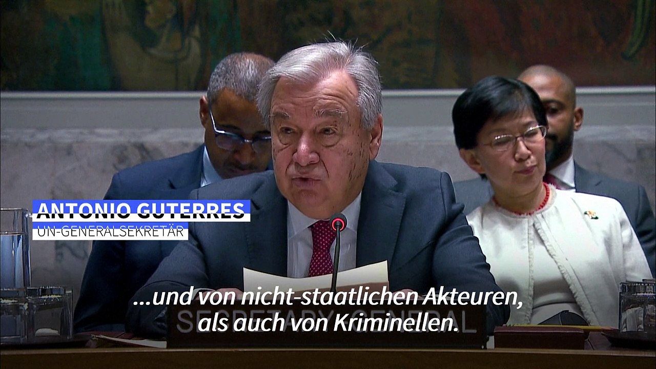 Guterres: Schwerwiegende Cyberangriffe sind Alltag geworden