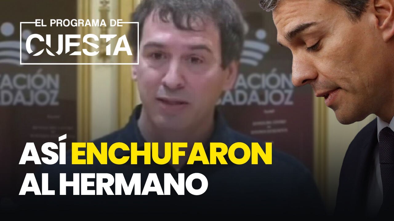 Así enchufaron al hermano de Sánchez: los 12 sobresalientes que le anotaron para darle el cargo público