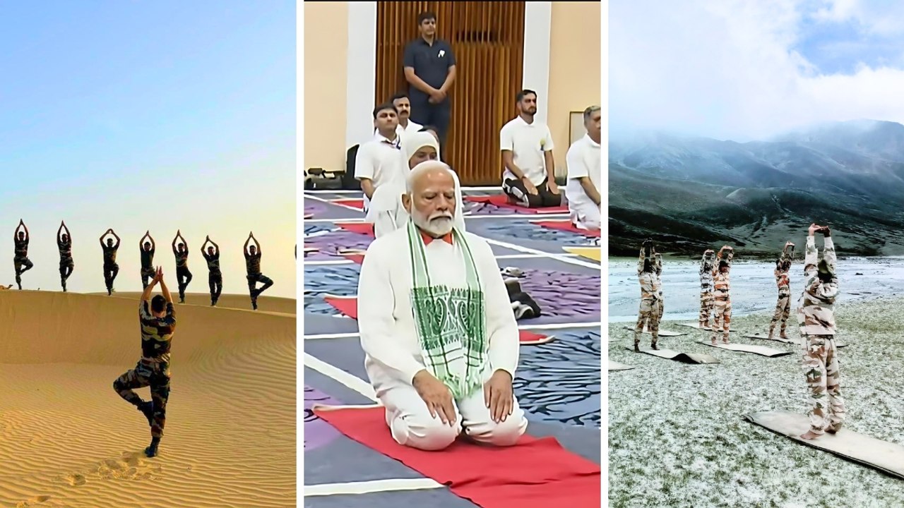 देश और दुनिया में मनाया गया अंतरराष्ट्रीय योग दिवस, कहां किस अंदाज में हुआ योगाभ्यास?