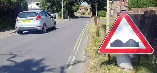 Sink holes in Hayling Island
