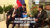 Vladimir Poutine envisagerait de modifier la doctrine russe sur l'utilisation d'armes nucléaires