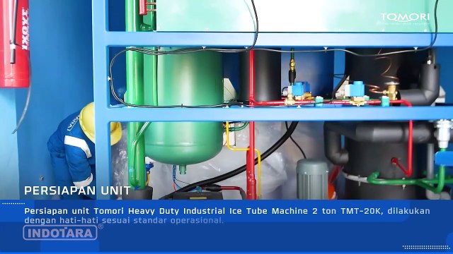 INTIP BALIK LAYAR INSTALASI TOMORI ICE TUBE MAKER TMT20K DI FRIZICE ES KRISTAL_1080p