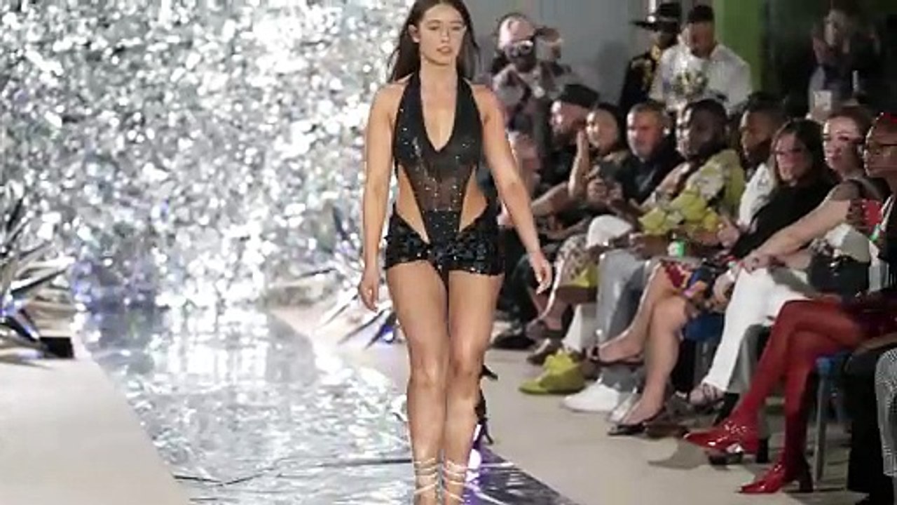 Jesenia Echeverria in SLOW MOTION 4k _ Bronzed Babe Swimwear _ Fusion Fashion Events 2023