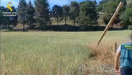 La Guardia Civil desarticula una banda dedicada al robo de cable de cobre de telefonía en la provincia de Valladolid