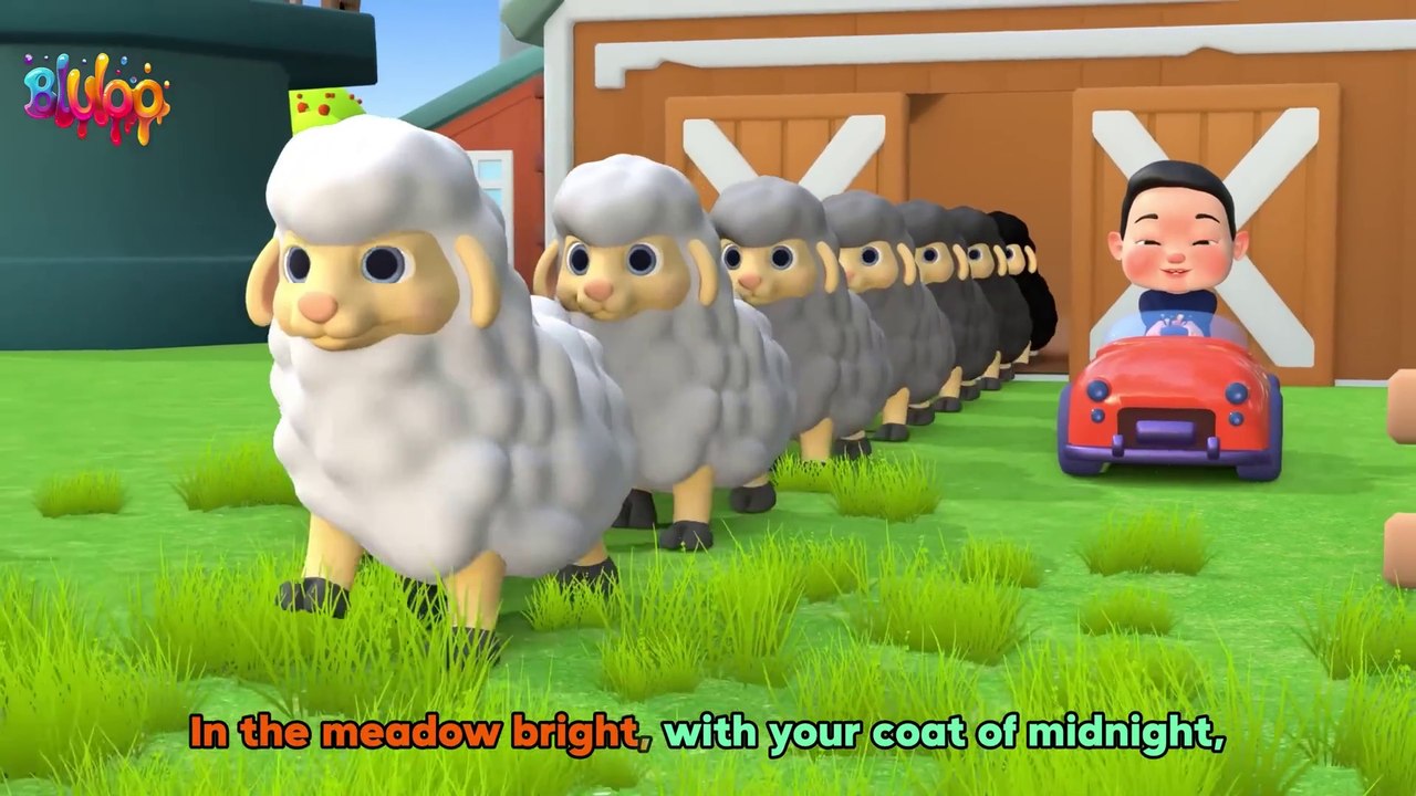 Baa Baa Black Sheep Song | BluLoo Nursery Rhymes & Kids Songs