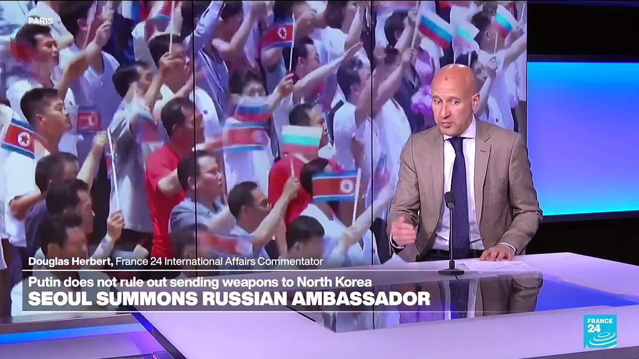 Seoul summons Russian ambassador as Putin does not rule out sending weapons to North Korea