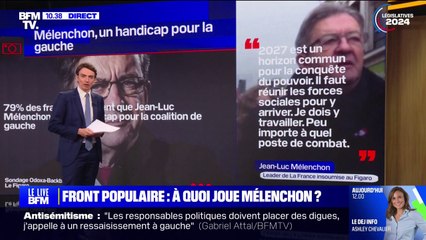 Législatives: à quoi joue Jean-Luc Mélenchon?