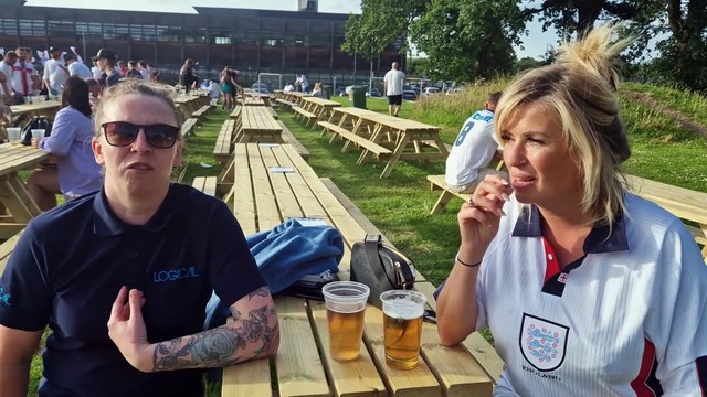 Bristol football fans share their thoughts after England vs Denmark match