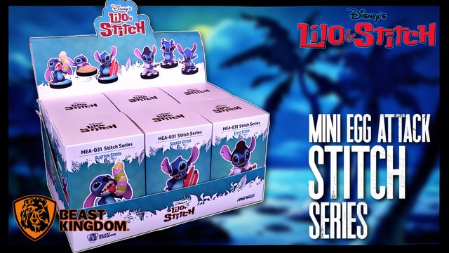 Beast Kingdom Lilo & Stitch MEA-031 Mini Egg Attack Stitch Series Figures