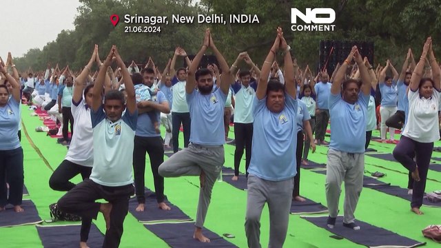 Watch: Hundreds of yogis gather in New Delhi to celebrate International Yoga Day