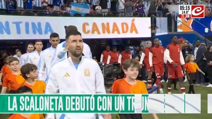 La Scaloneta debutó con un triunfo en la Copa América