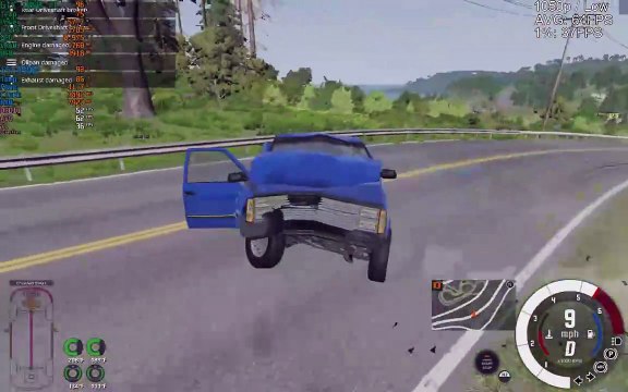 BeamNG.drive: GTX 1050 TI 4GB + i5 4590 (Lowest vs Low vs Normal vs High vs Ultra)