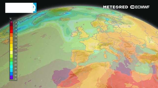 Una vaguada podrá pasar sobre el norte peninsular y dejar tormentas en unos días