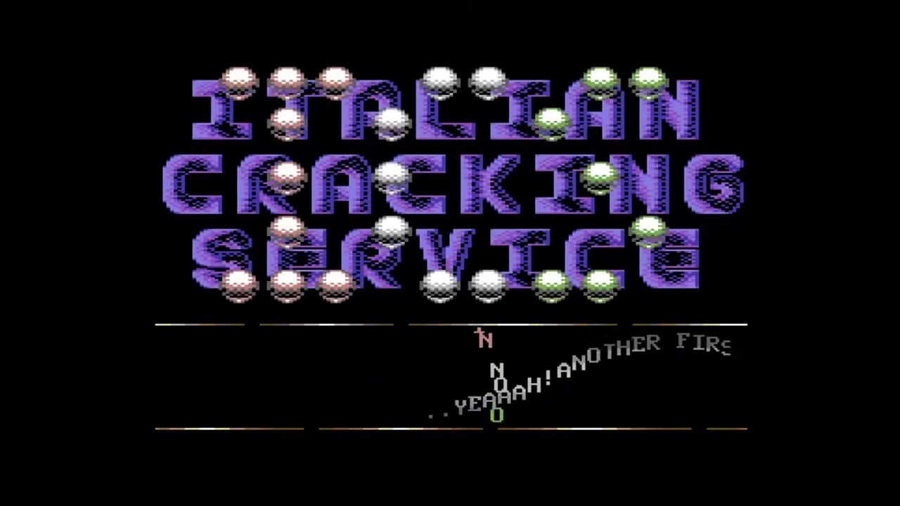 C64 Cracktro - J. Khan Squash by Intro Italian Cracking Service