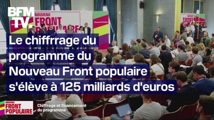 "125 milliards d'euros": le Nouveau Front populaire détaille le chiffrage de son programme pour les élections législatives