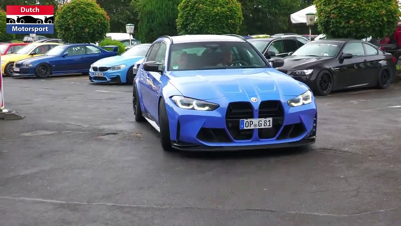 Modified Cars leaving Nürburgring Tankstelle! - E46 M3 V10, Chaser, 800HP M3, SkylineGTR, HuracanSTO