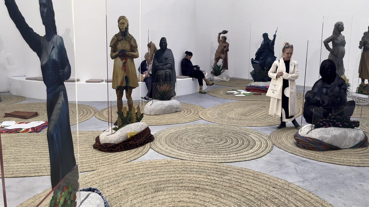 Sandra Gamarra Heshiki: Migrant Art Gallery / Spanish Pavilion at Venice Art Biennale 2024