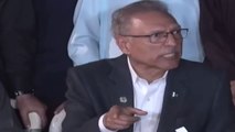 Arif Alvi ka Bara Bayan  Saddar ki Kursi se utarte hi Imran khan k lye Awaz utha di
