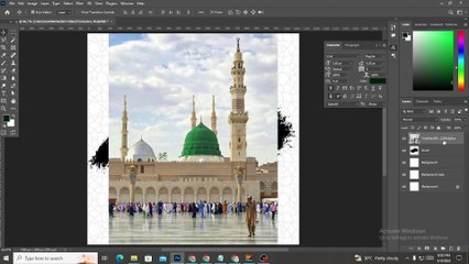 Islamic Social Media Post Design in Adobe Photoshop | Graphics Designing | Adobe Photoshop