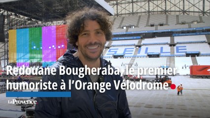 Redouane Bougheraba nous a reçu à l'Orange Vélodrome, deux jours avant son show