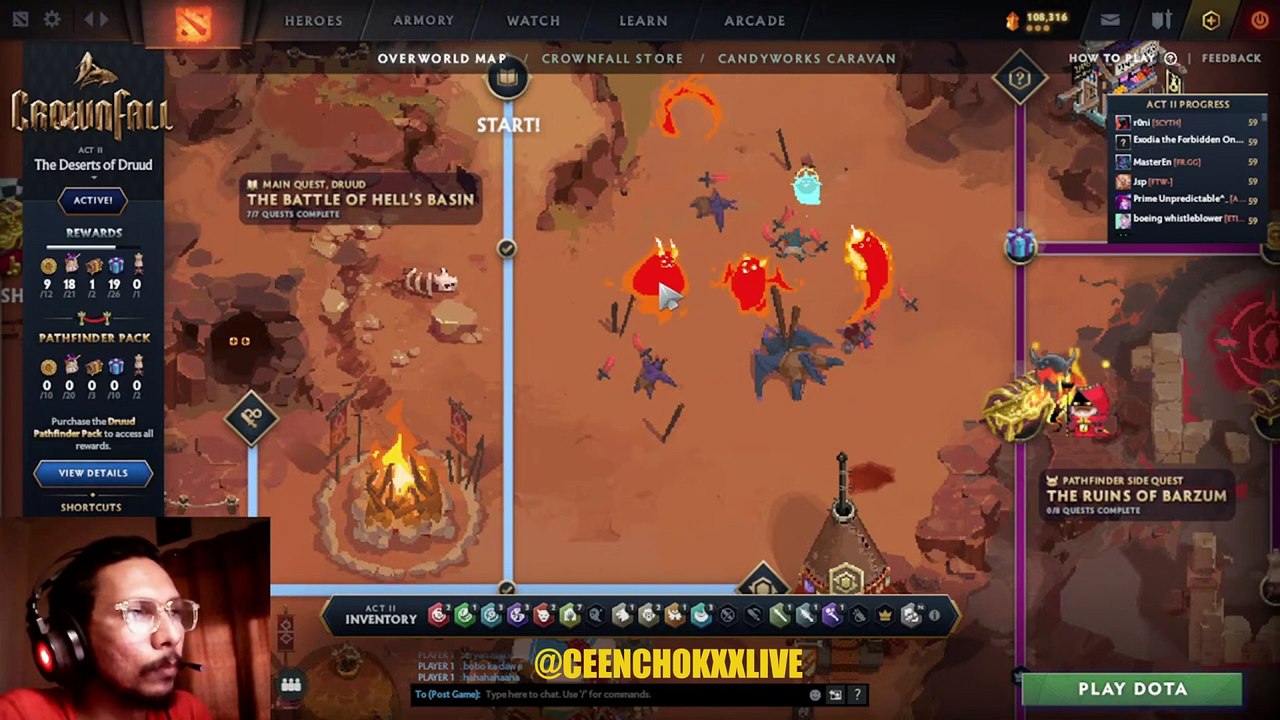 ACTII - Snap Fire's Secret Recipe Solved Live Stream Clip - Crown Fall Act II Puzzle Solved 100%