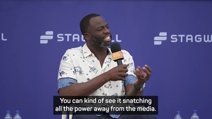 Tải video: Player-led podcasts 'snatch power' from the media - NBA star Draymond Green