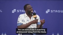 Player-led podcasts 'snatch power' from the media - NBA star Draymond Green