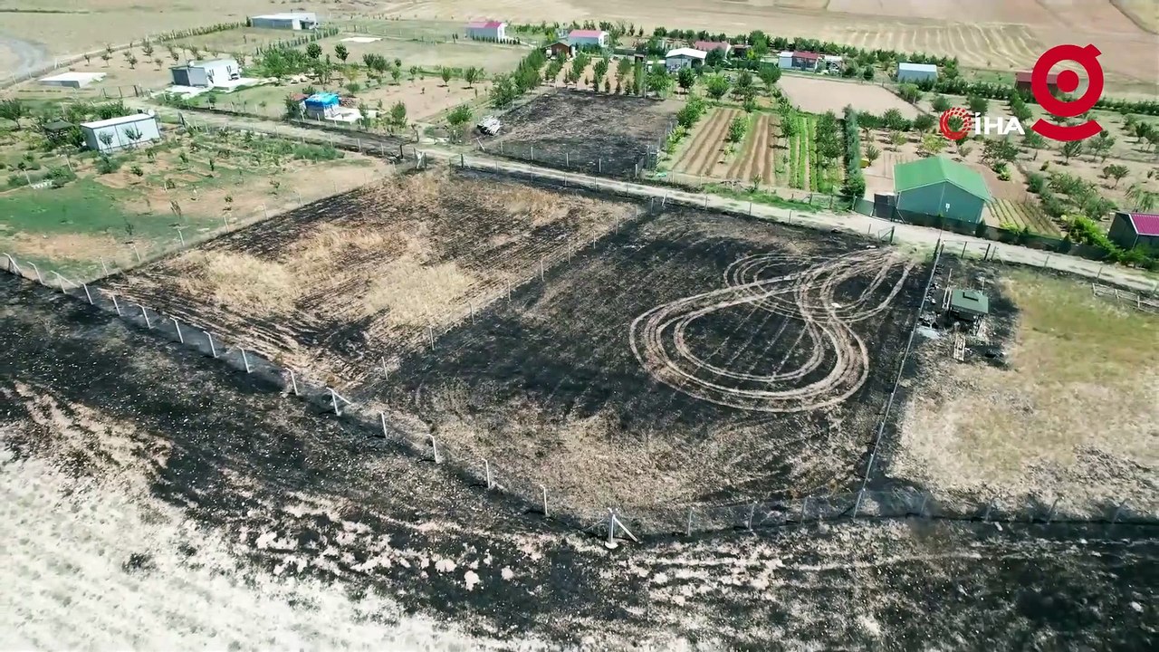 'Pire için yorgan yakmak' atasözü gerçek oldu! Hobi bahçesindeki yılan için ateş yaktı: 60 dönümlük ekili arazi kül oldu